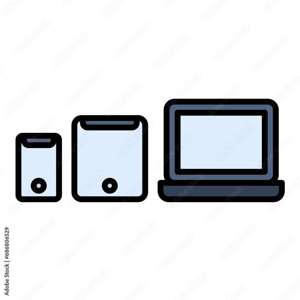 Progressive Enhancement Flat Multicolor Icon Progressive Enhancement Flat Multicolor Icon