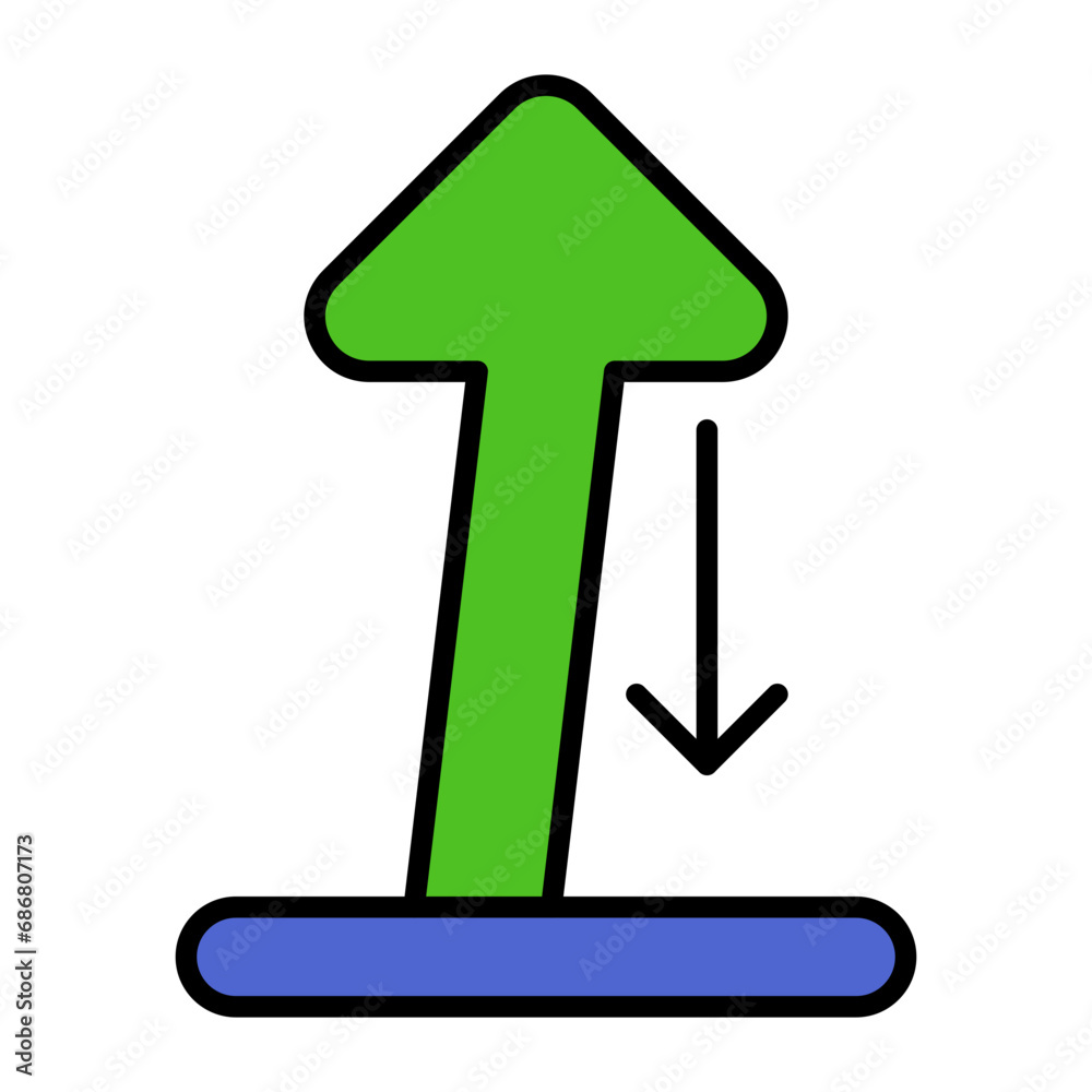 Lean Flat Multicolor Icon Lean Flat Multicolor Icon