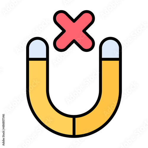 Attrition Flat Multicolor Icon
