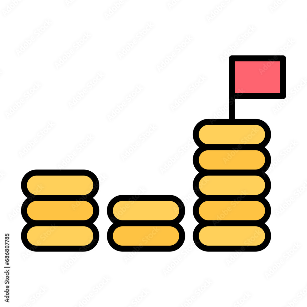 Motivation Flat Multicolor Icon Motivation Flat Multicolor Icon