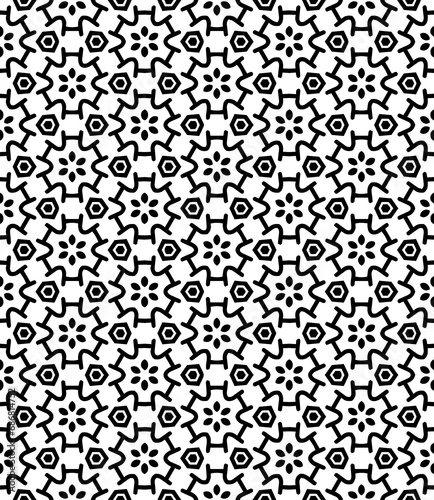 Black seamless abstract pattern. Overlay for background and backdrop. Ornamental design. PNG graphic illustration with transparent background.