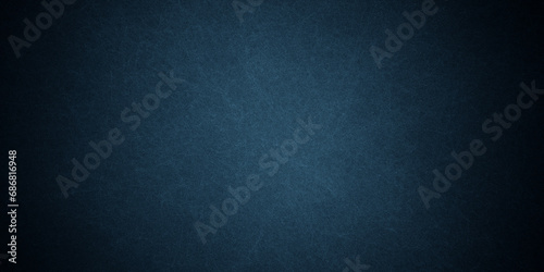 Blue background with dark border with marbled soft lighting and texture design, elegant old vintage distressed background