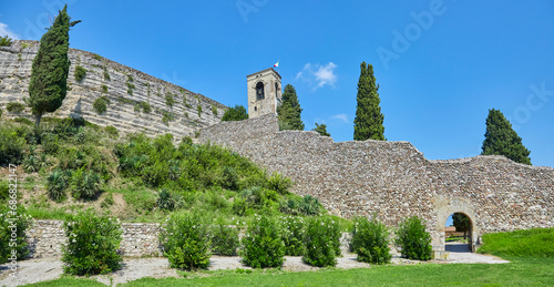 Beautiful view of the old castle of Cavriana, (Castiglione delle Stiviere) province of Mantua, Italy.  

