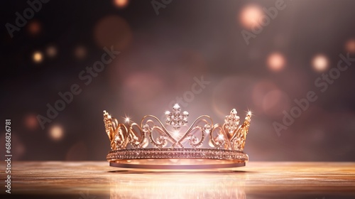 Glamorous Valentine's Day Diamond Crown - Beauty in Royal Isolation