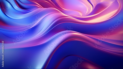 abstract blue and purple wavy background with some smooth lines in it © shameem