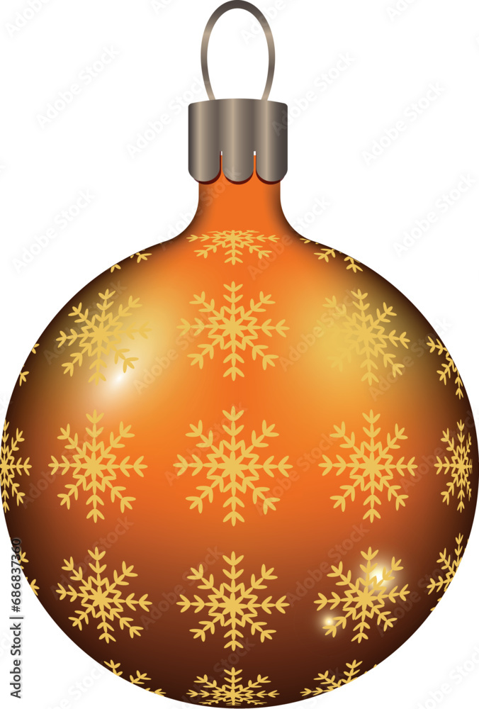 New Year ball for christmas tree New Year ball for christmas tree