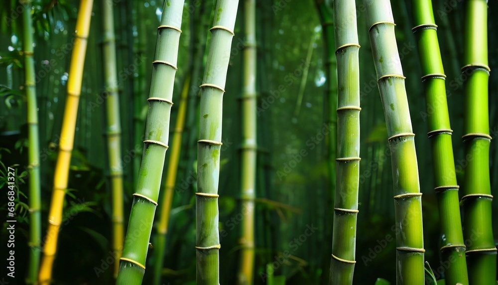 Fototapeta premium illustrated bamboo forest suitable as a background