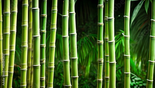 illustrated bamboo forest suitable as a background