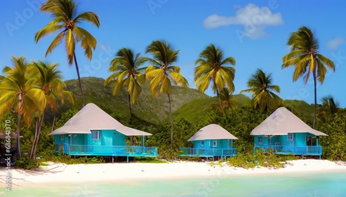 Fototapeta Naklejka Na Ścianę i Meble -  holiday paradise sea sand beach suitable as a background