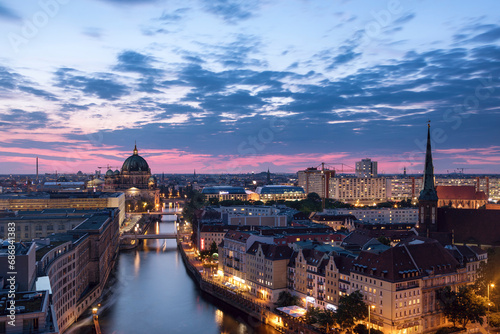 Germany, Berlin, elevated city view at morning twilight © tunedin