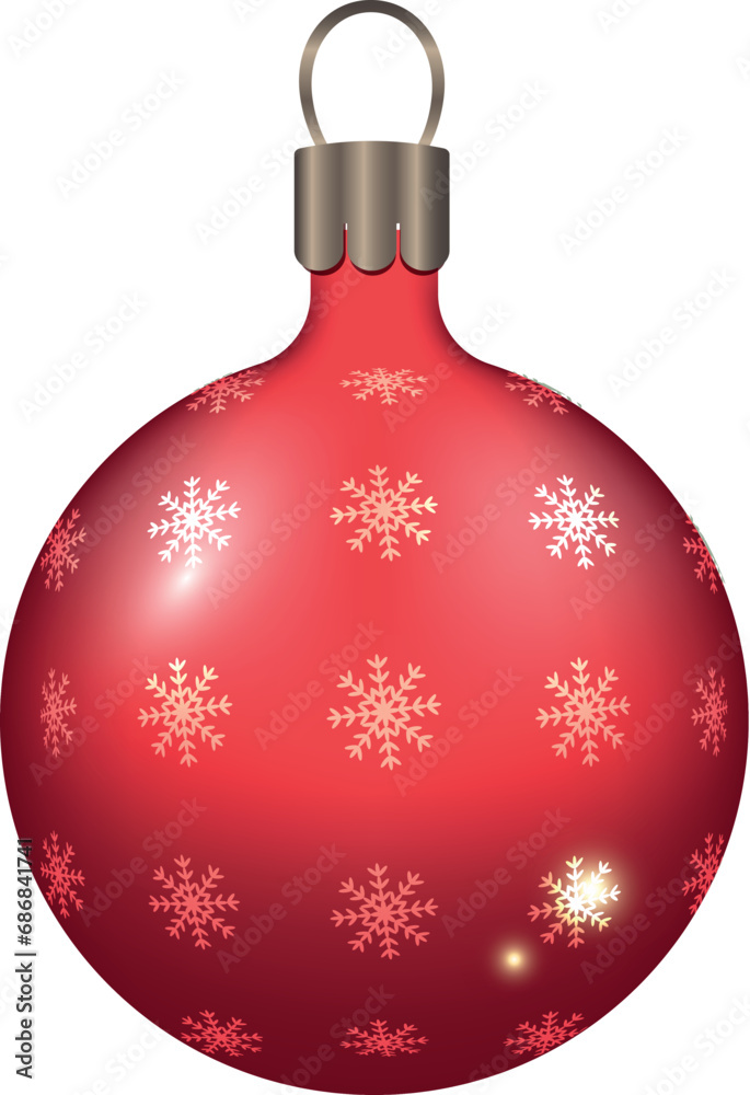 New Year ball for christmas tree New Year ball for christmas tree
