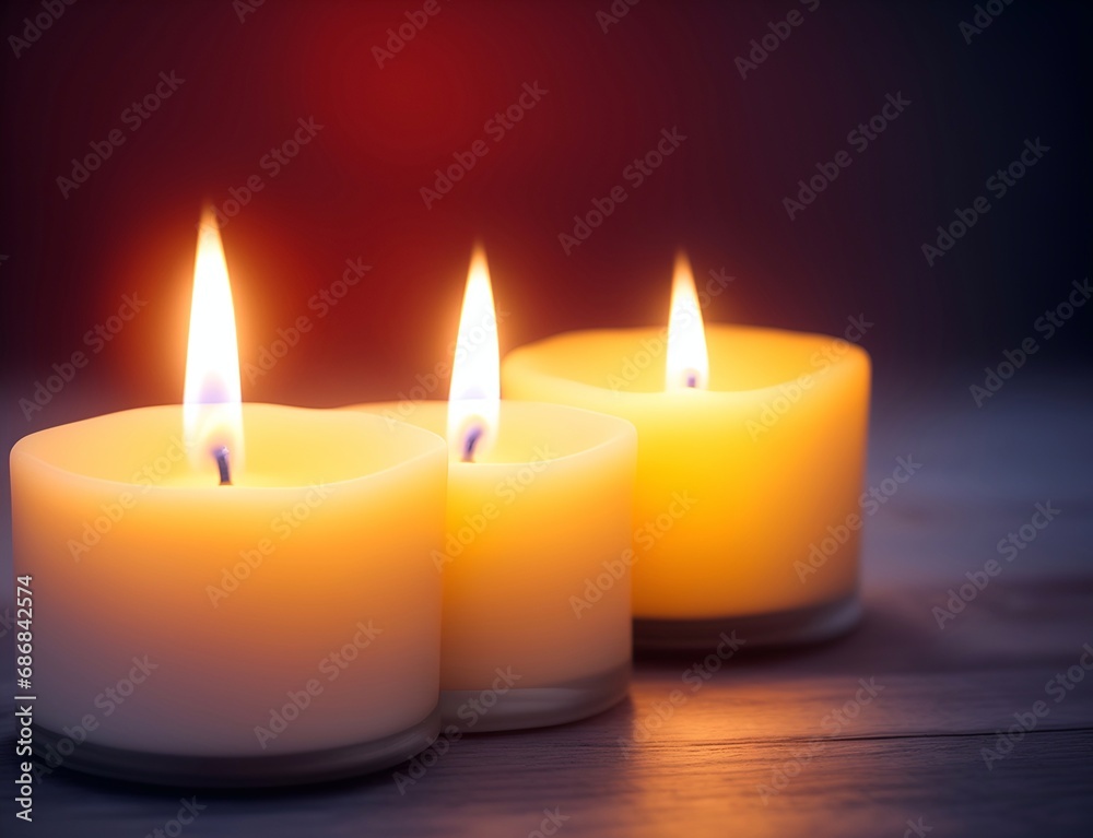 Candle light. Rememberance concept. AI generated illustration Candle light. Rememberance concept. AI generated illustration