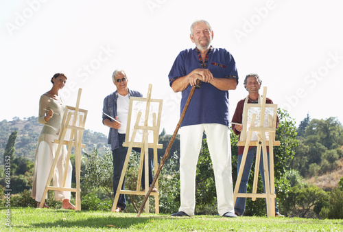 People in Painting Class photo
