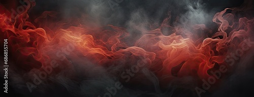 a captivating abstract image depicting swirling smoke and fog, tailored for use as a dynamic backdrop for logos. photo
