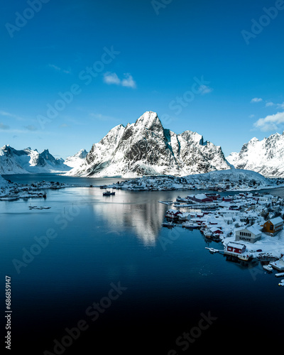 Winter scene in Arctic Circle of Norway © Sebastian