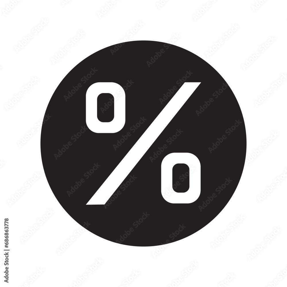 percent logo icon vector design template percent logo icon vector design template