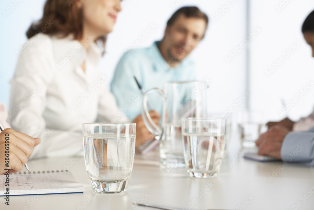 Business People at Boardroom Table