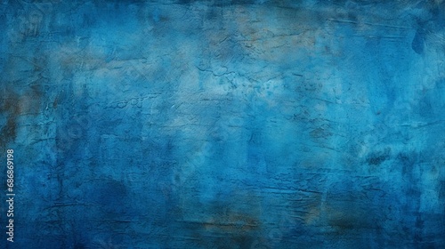 Blue scratched background, grungy texture, dirty surface