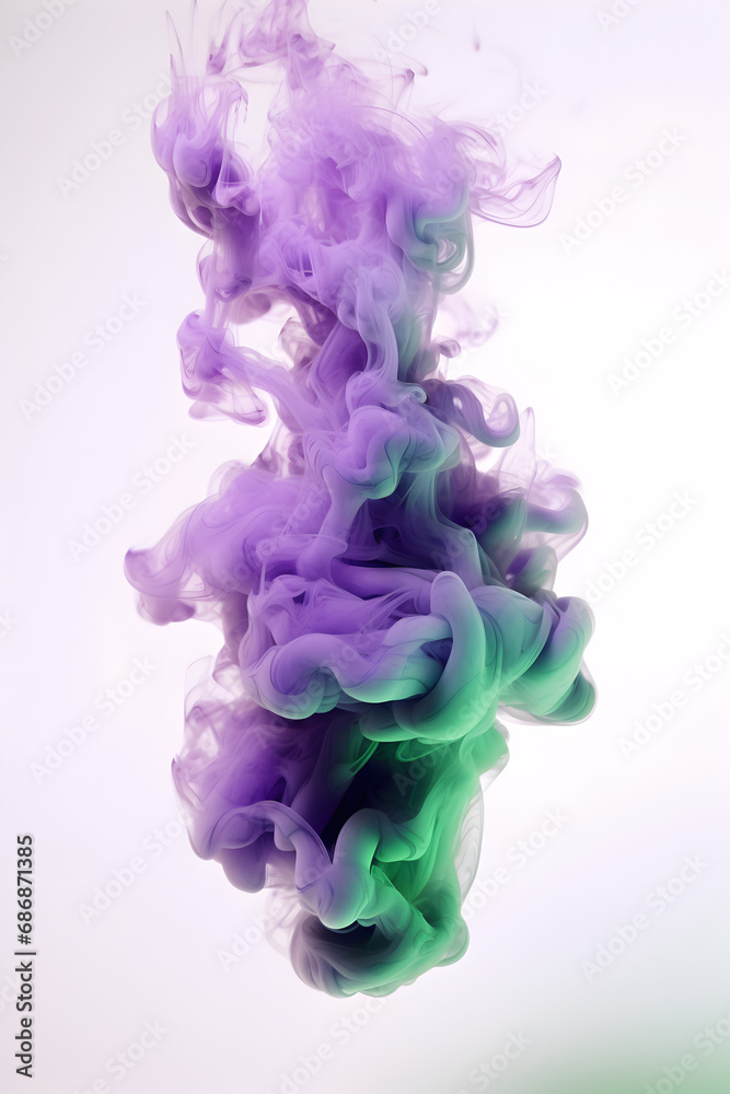 Purple smoke explosion on white background that looks like a flame, Vibrant Purple Smoke Flame: Dynamic Vertical Explosion on White Purple smoke explosion on white background that looks like a flame, Vibrant Purple Smoke Flame: Dynamic Vertical Explosion on White