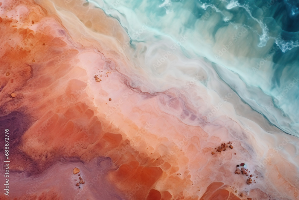 Fototapeta premium two tone precious stone close-up abstract texture