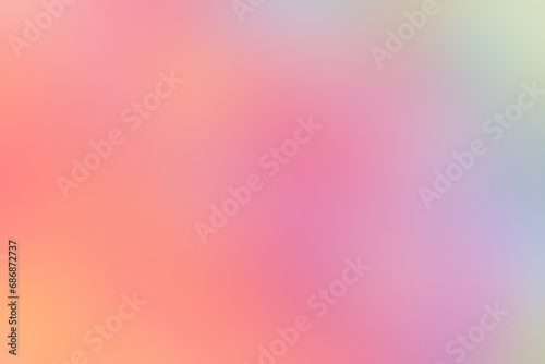 Abstract blurred background image of pink, orange colors gradient used as an illustration. Designing posters or advertisements.