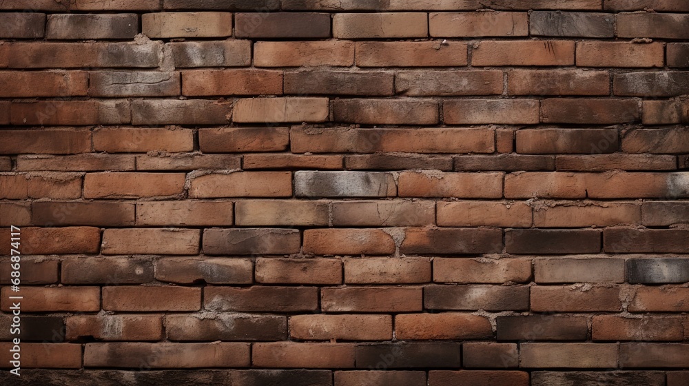 A brick surface, elegantly complementing any image with its unique texture A brick surface, elegantly complementing any image with its unique texture