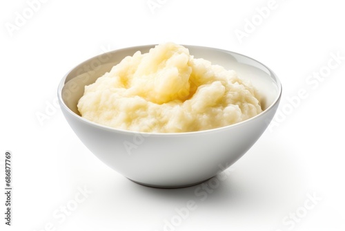 A single grits isolated on white background