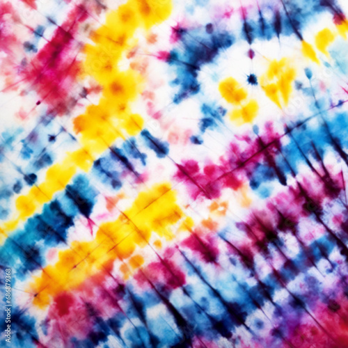 Blue, green and red spiral tie dye pattern abstract background. Swirl colorful tie dye pattern abstract abstract texture .