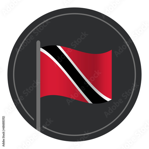 Abstract Trinidad and Tobago Flag Flat Icon in Circle Isolated on White Background Free Download Abstract Trinidad and Tobago Flag Flat Icon in Circle Isolated on White Background - GFXLoad