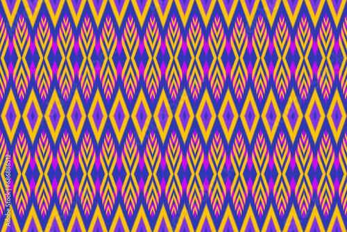 Traditional ethnic,geometric ethnic fabric pattern for textiles,rugs,wallpaper,clothing,sarong,batik,wrap,embroidery,print,background, illustration