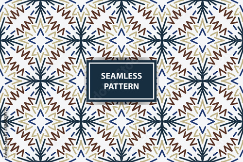 vintage seamless pattern background with abstract ornament