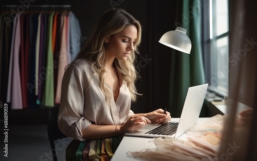Fashion designer working in...