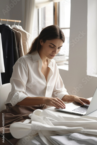 Fashion designer working in...