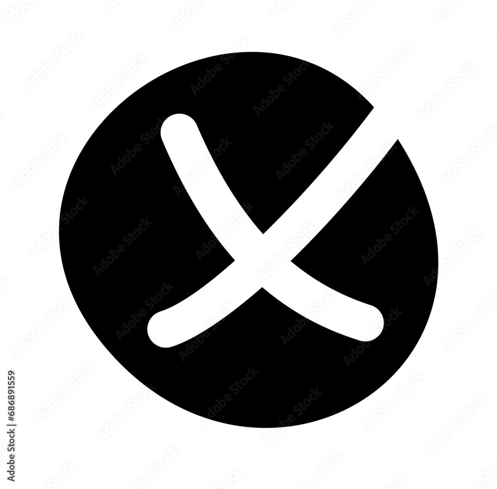 false symbols accept rejected black icon for evaluation false symbols accept rejected black icon for evaluation