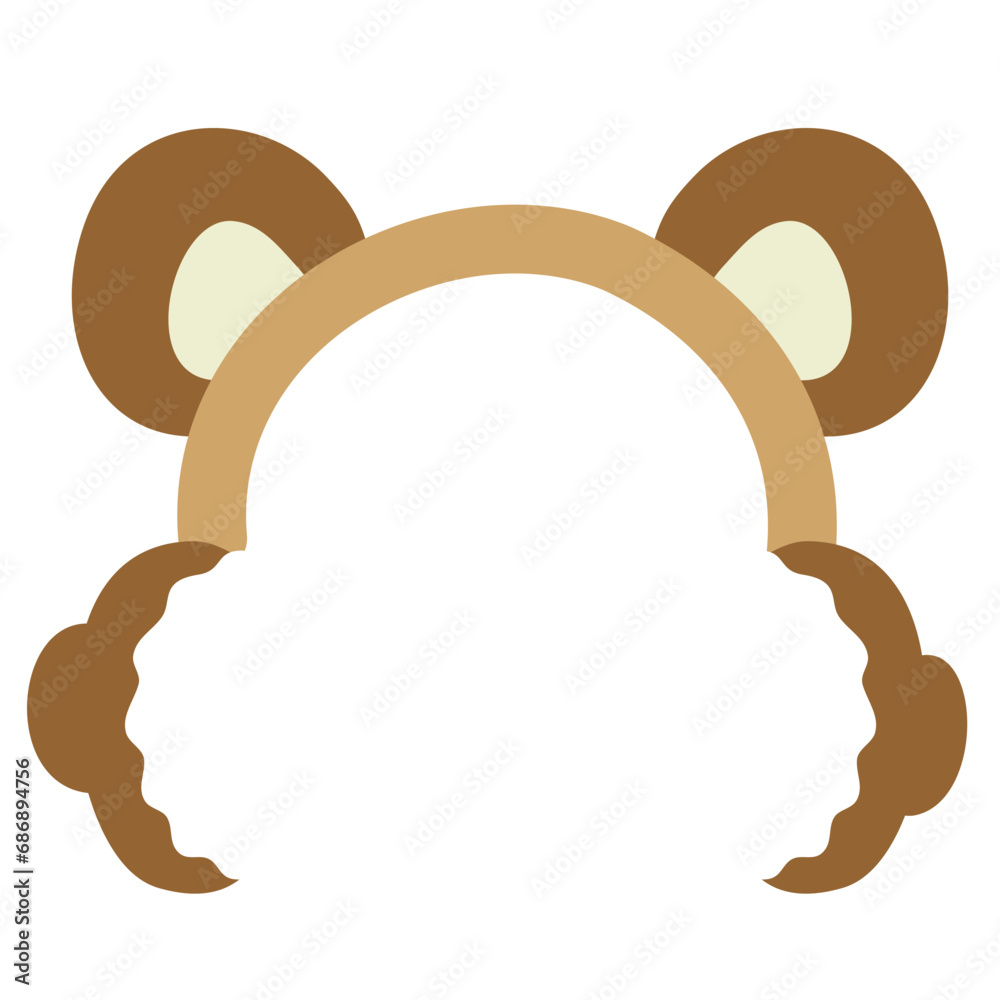warm ears winter accessory vector Illustration warm ears winter accessory vector Illustration
