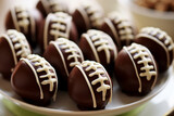 Football-themed Chocolate-covered Strawberries