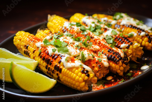 Grilled Elote with Chili Powder photo