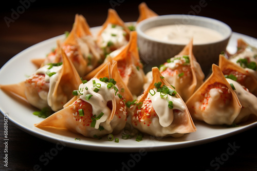 Delicious Lobster and Cream Cheese Wontons