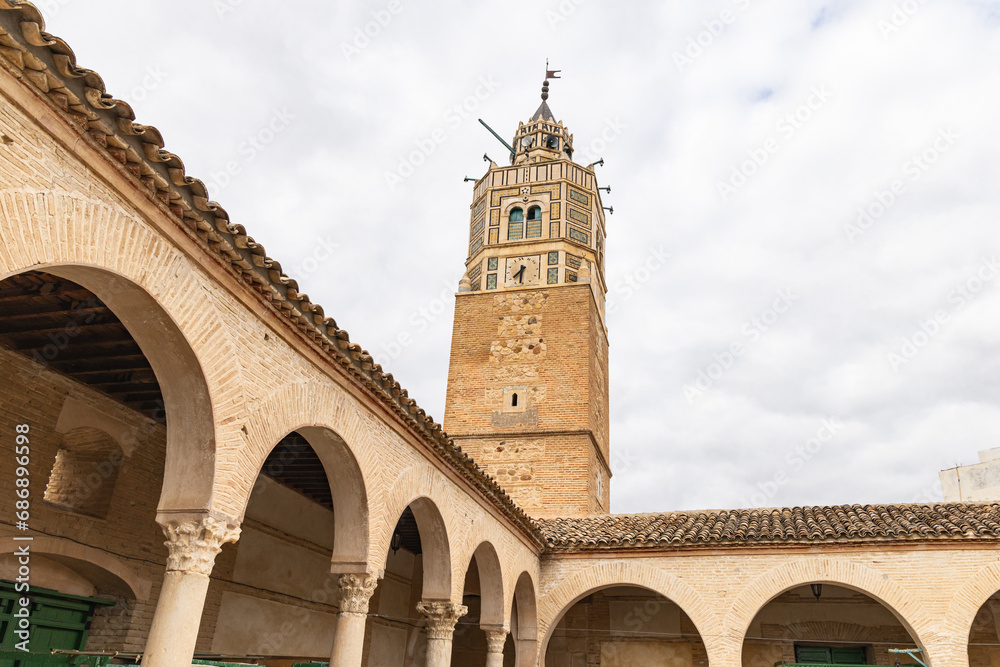Minaret of the Great Mosque of Testour.