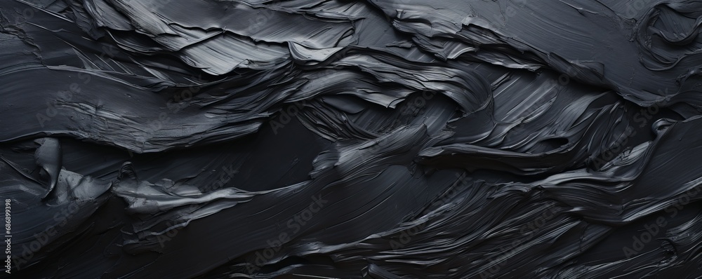 Closeup of abstract rough black art painting texture, with oil brushstroke, pallet knife paint on canvas. Closeup of abstract rough black art painting texture, with oil brushstroke, pallet knife paint on canvas.