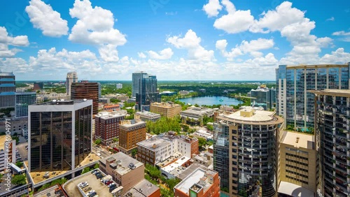 Orlando, Florida, USA Downtown Skyline photo