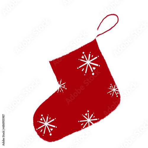 Christmas decoration gift red socks for Santa Claus and kids