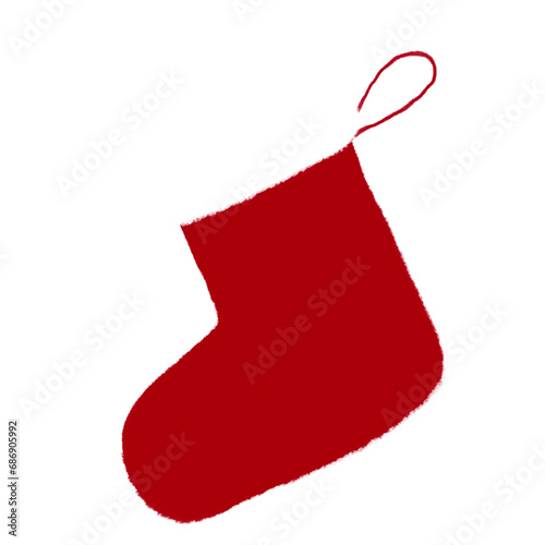 Christmas decoration gift red socks for Santa Claus and kids