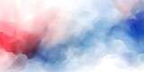 Abstract red, white, and blue smoke-like pattern on a soft-focus background, suitable for patriotic themes or creative designs.