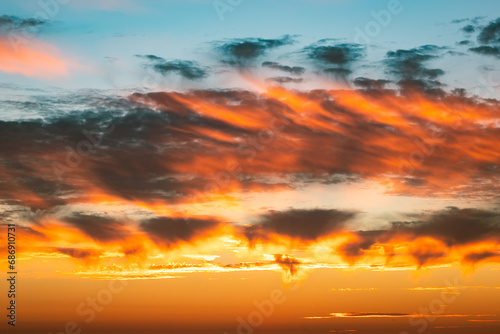 sunset sky with clouds © Charles Ellinwood