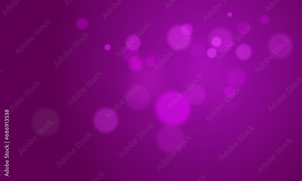 Vector bokeh abstract purple background design