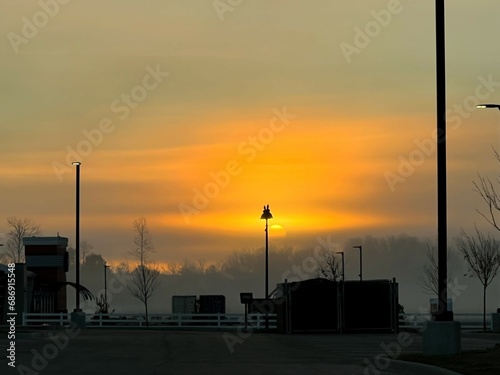 Winter sunrise