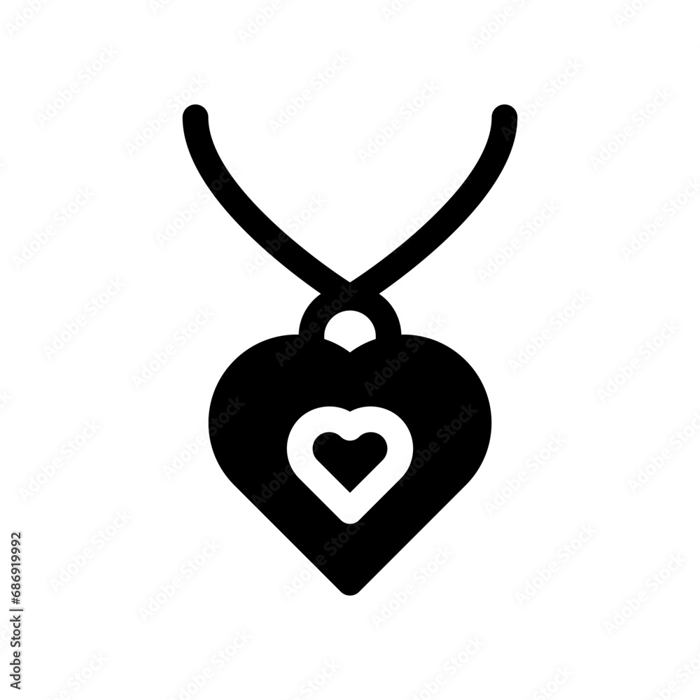 necklace glyph icon necklace glyph icon