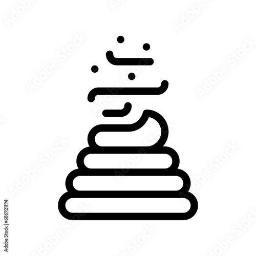 poo line icon