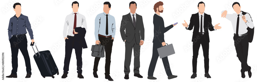 set pf businessman set pf businessman
